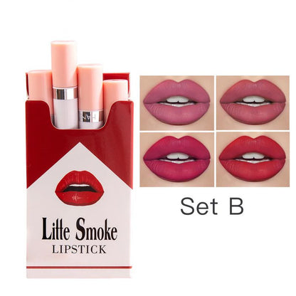 Matte Mist Lipstick Set — 4 Colours, Long-Lasting & Lightweight