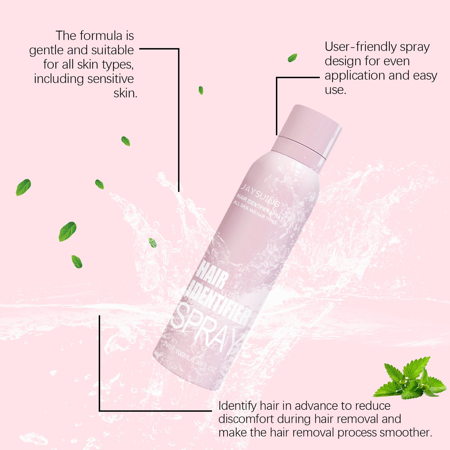 Dermaplaning Face Shaving Spray — Moisturising Hair Removal Mist 100ml