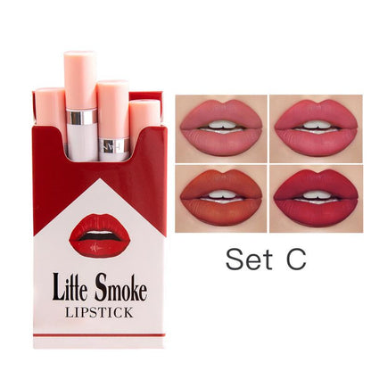 Matte Mist Lipstick Set — 4 Colours, Long-Lasting & Lightweight