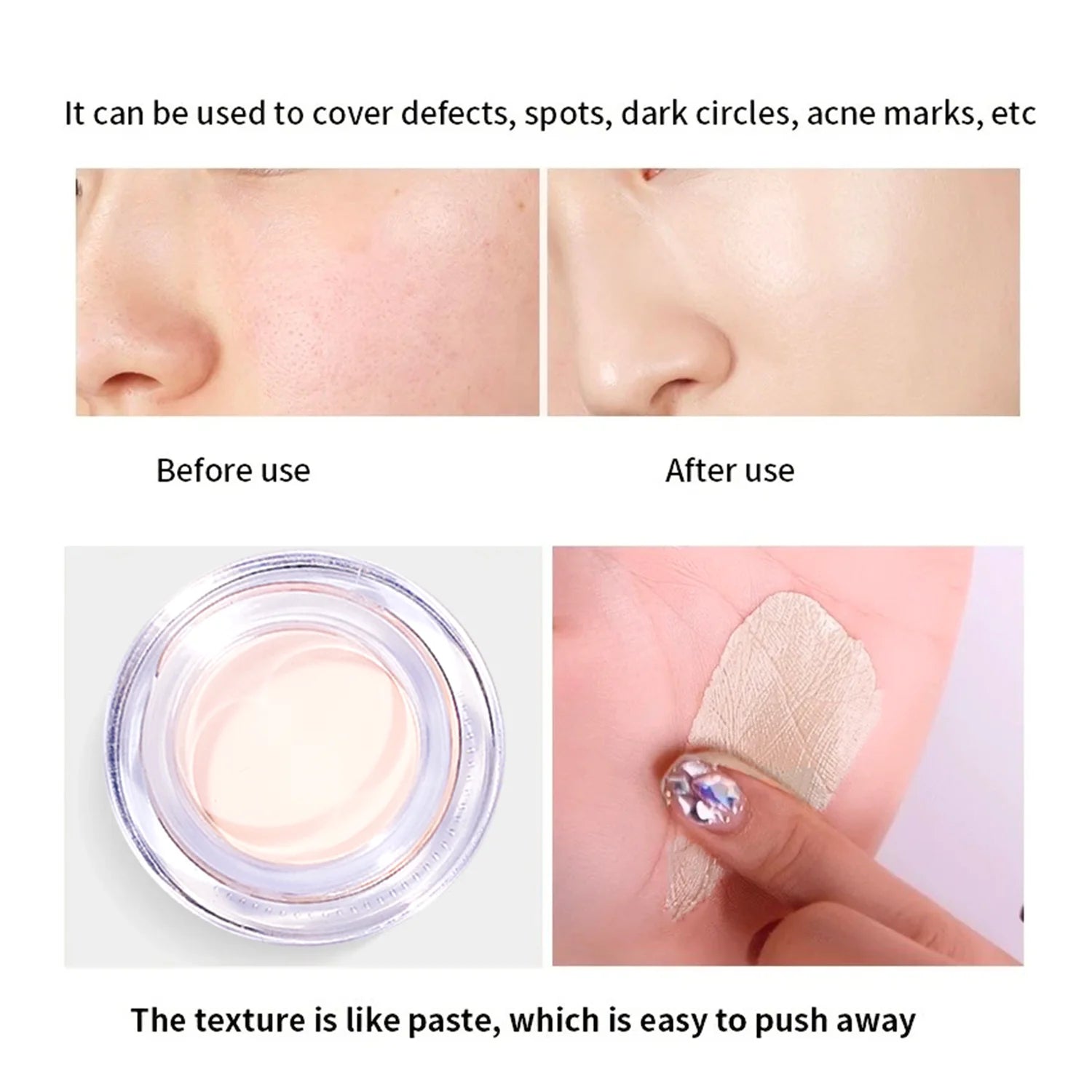 Full Coverage Waterproof Concealer — Natural Matte Finish