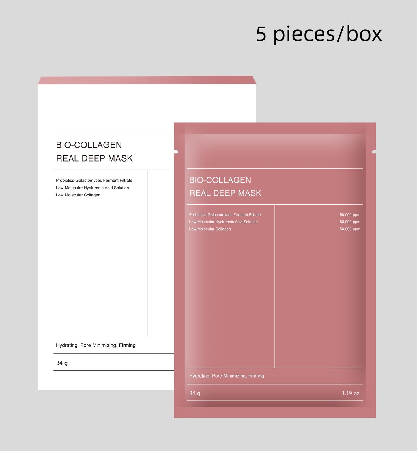 Collagen Face Mask — Firming, Hydrating & Brightening Skin Care