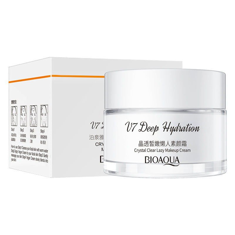 Brightening Lazy Face Cream — Tinted Moisturiser for Natural Nude Makeup