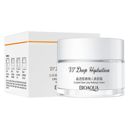 Brightening Lazy Face Cream — Tinted Moisturiser for Natural Nude Makeup