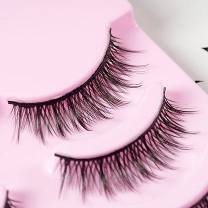 Manga Anime False Eyelashes — 5 Pairs Natural Wispy Korean Style